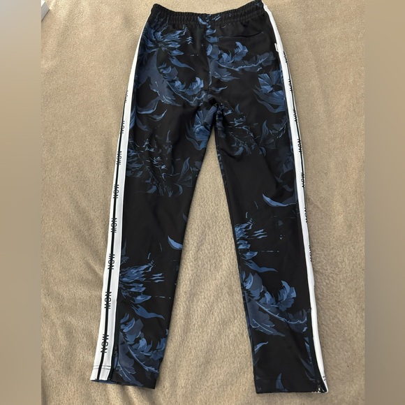 Nike Sportswear Mens Blocked Logo Floral Track Pants Blue Medium RARE - Picture 11 of 12